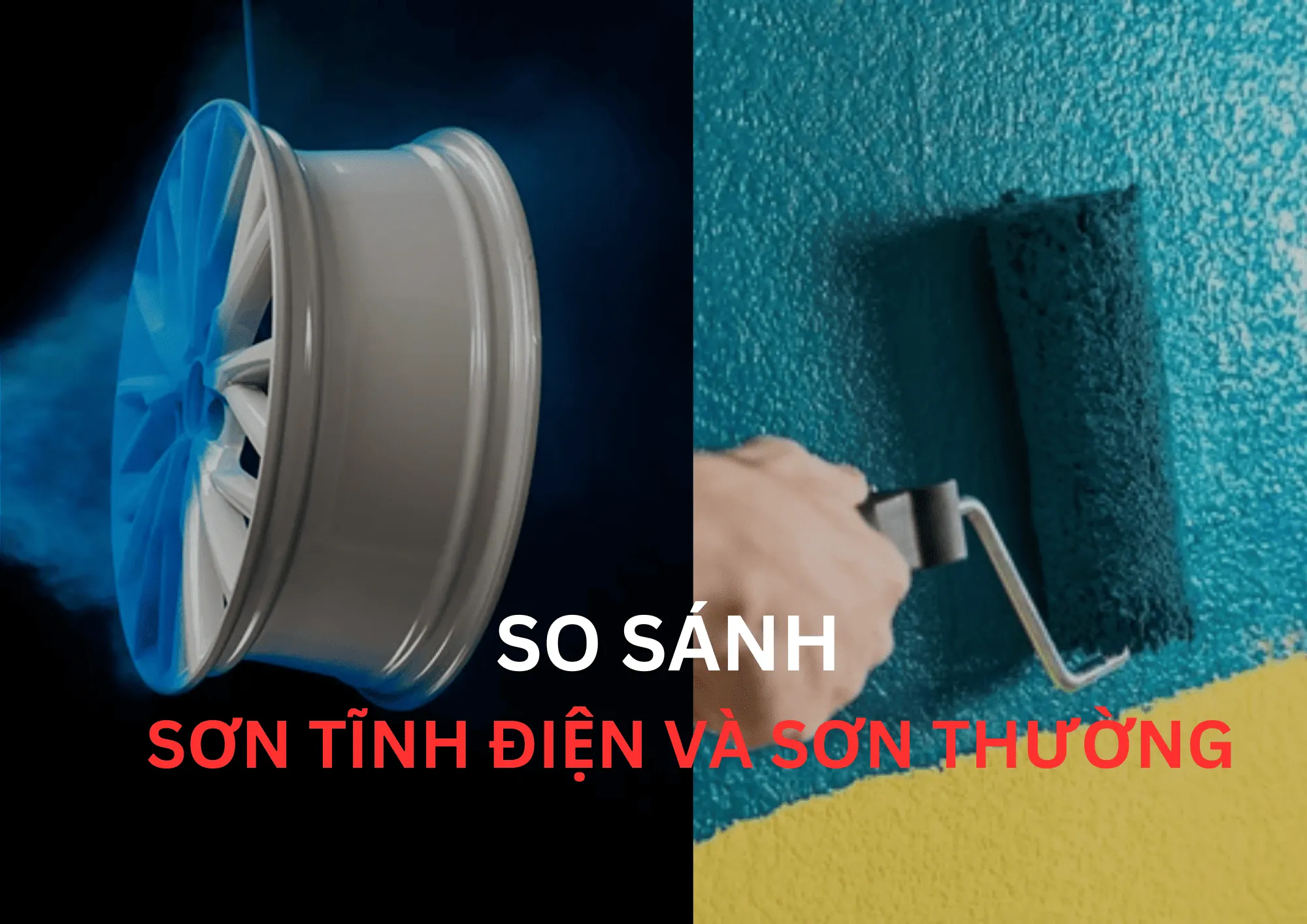 Điểm khác biệt giữa sơn tĩnh điện và sơn thường trong gia công cơ khí